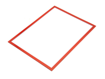 Magnetická kapsa na papír A4 - červená