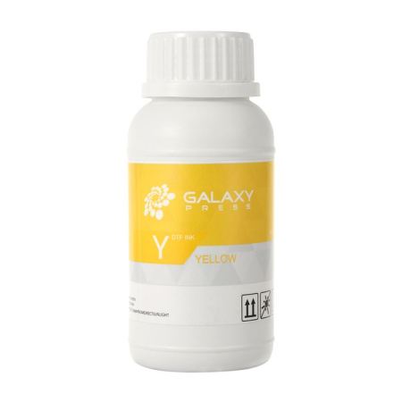Inkoust GALAXY pro DTF - objem 200 ml -  žlutá