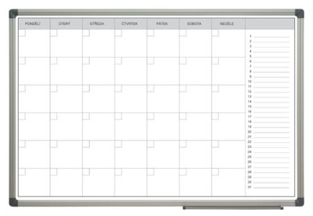 Měsíční plánovací tabule 60x90